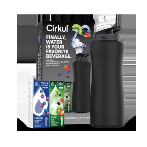 32oz. Matte Black Stainless Steel Bottle