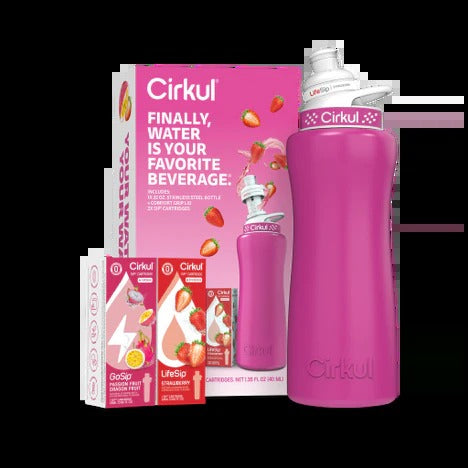 32oz. Hot Pink Stainless Steel Bottle