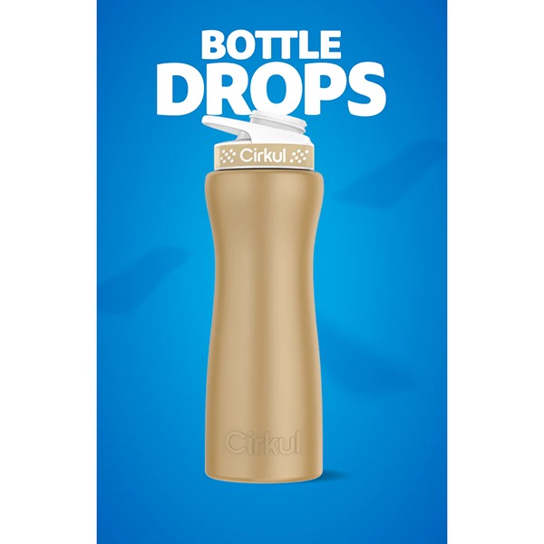 Limited Edition: 22oz. Gold Stainless Steel Bottle & Lid