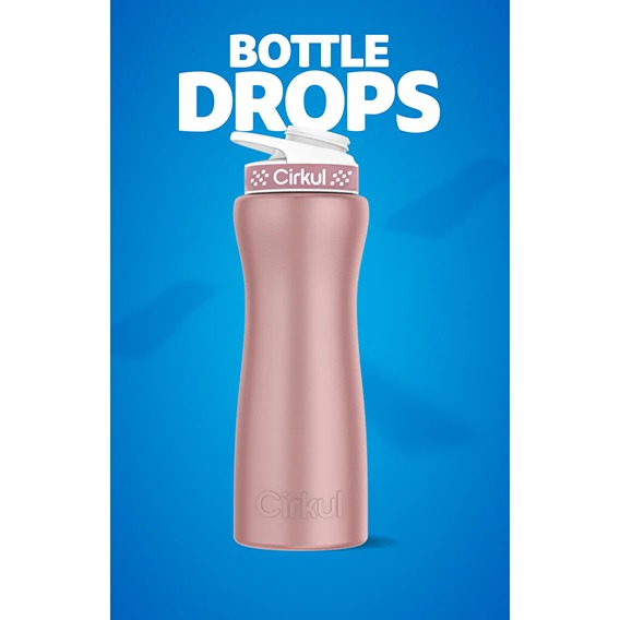 Limited Edition: 22oz. Rose Gold Stainless Steel Bottle & Lid
