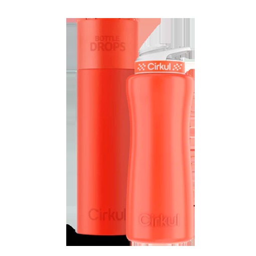 Limited Edition: 32oz. Neon Orange-Red Steel Bottle & Lid
