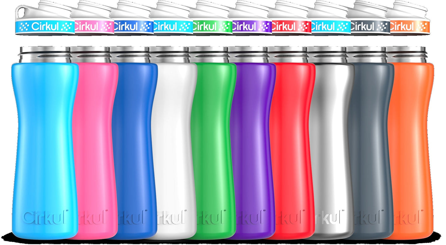 Custom 22oz. Stainless Steel Bottle & Comfort Grip Lid