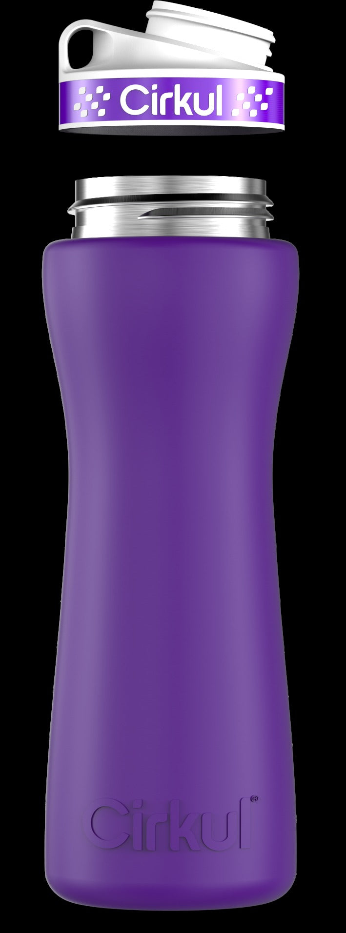 Custom 22oz. Stainless Steel Bottle & Comfort Grip Lid