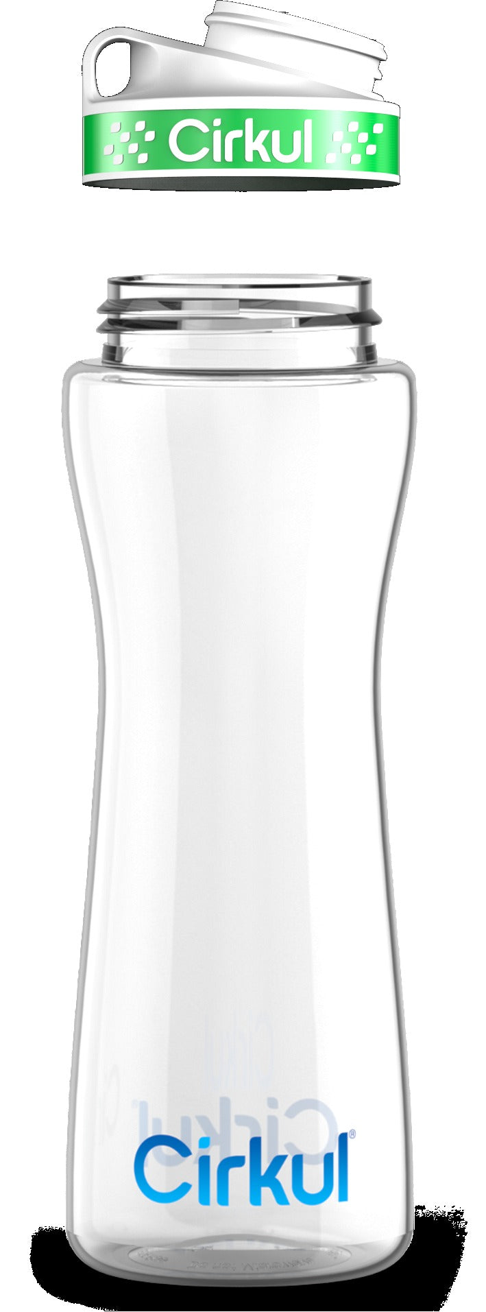 Custom 22oz. Plastic Bottle & Comfort Grip Lid