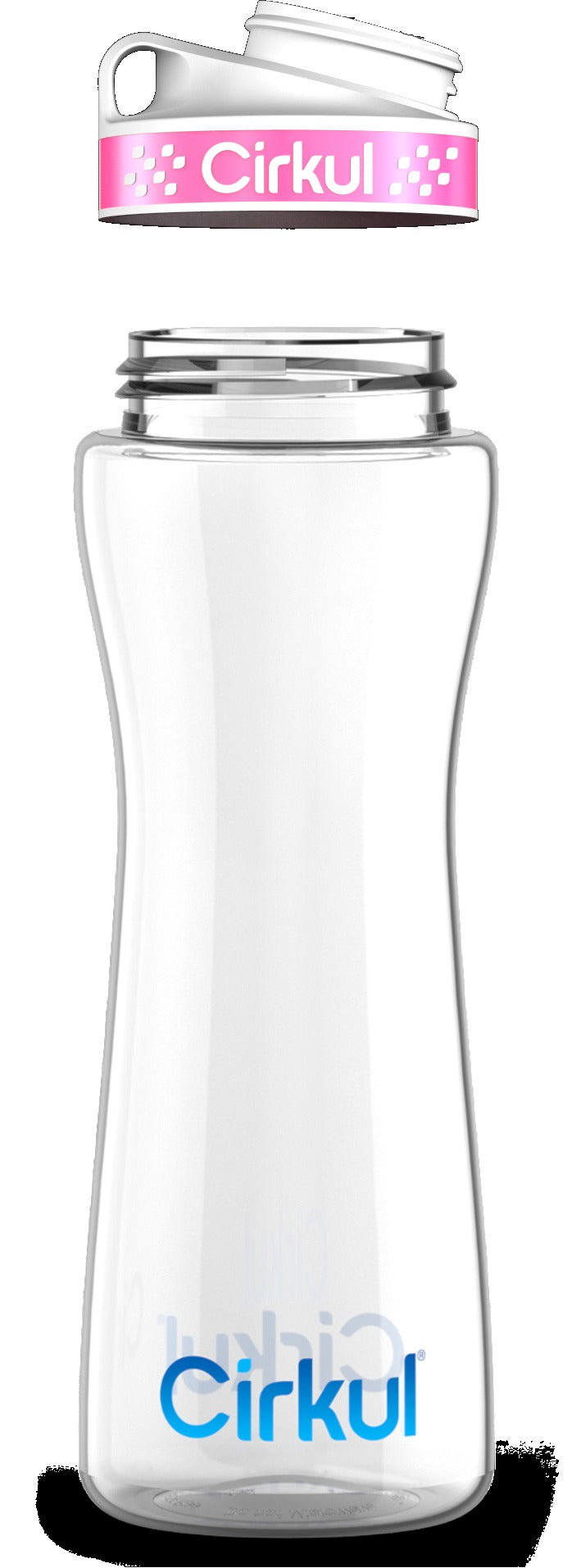 Custom 22oz. Plastic Bottle & Comfort Grip Lid