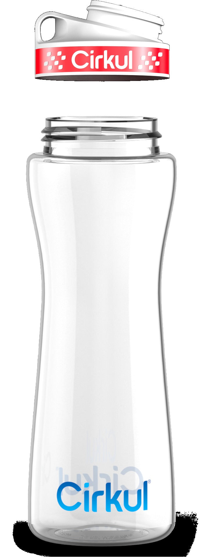 Custom 22oz. Plastic Bottle & Comfort Grip Lid