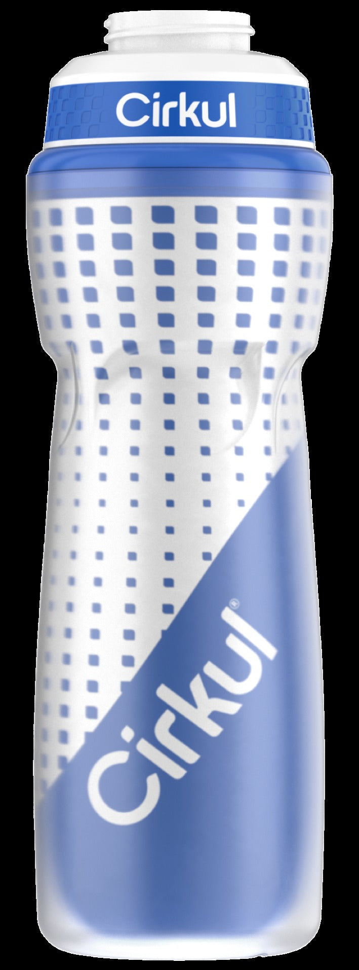 22oz. Insulated Squeeze Plastic Bottle & Sport Lid