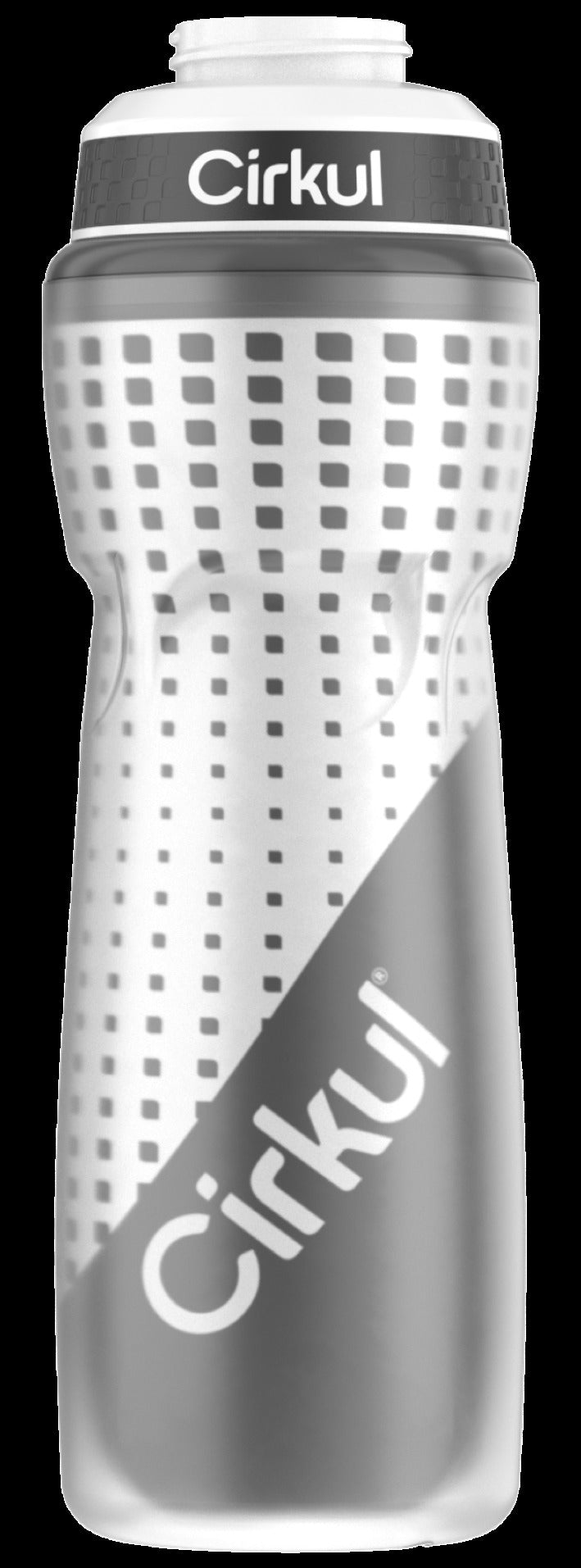 22oz. Insulated Squeeze Plastic Bottle & Sport Lid