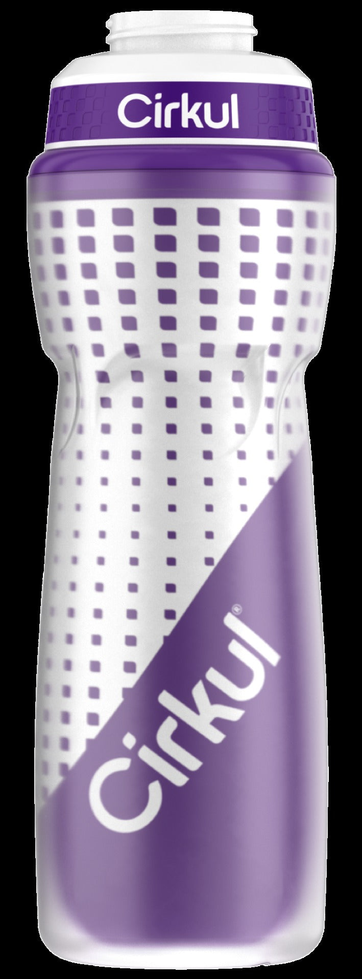 22oz. Insulated Squeeze Plastic Bottle & Sport Lid