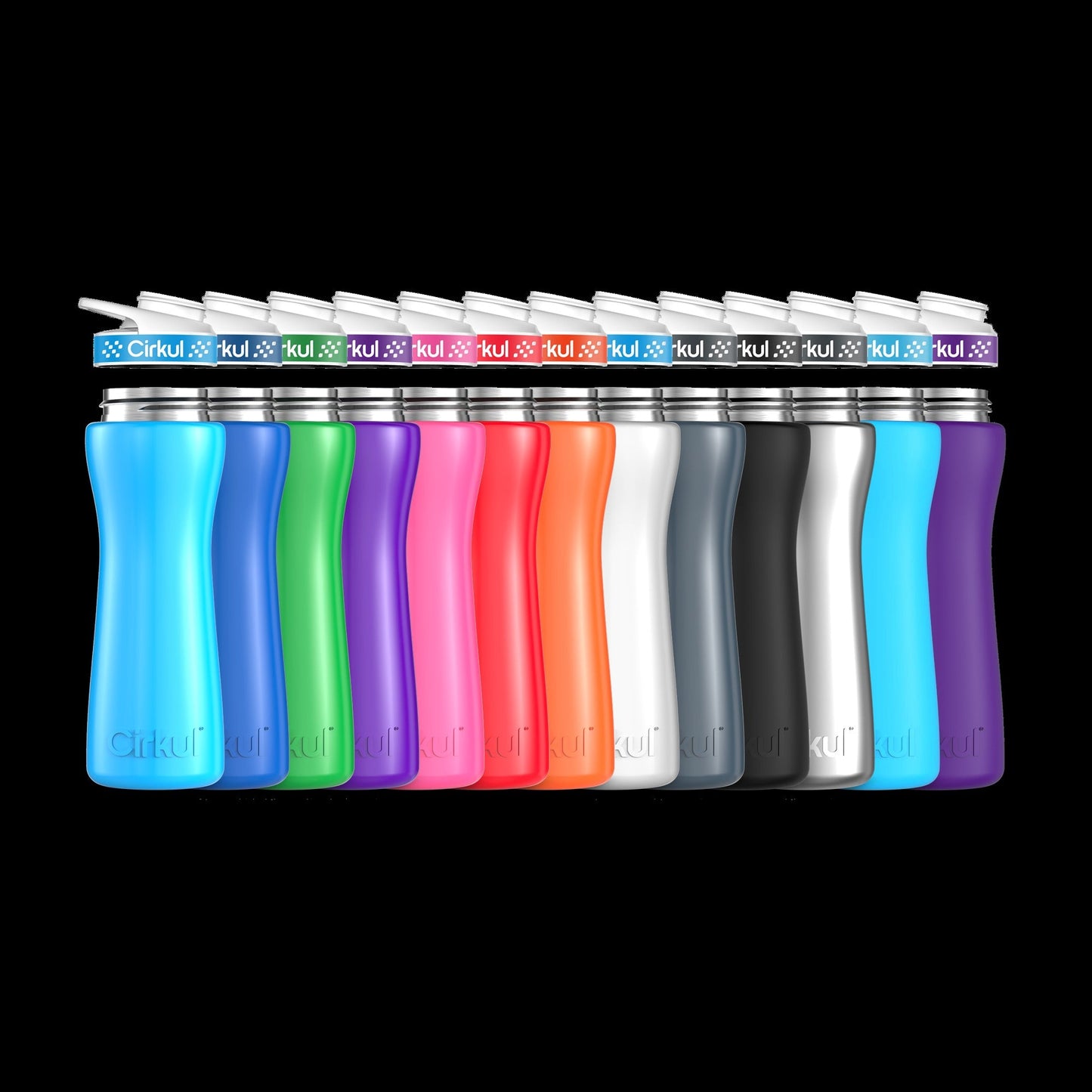 22oz. Stainless Steel Bottle & Comfort Grip Lid