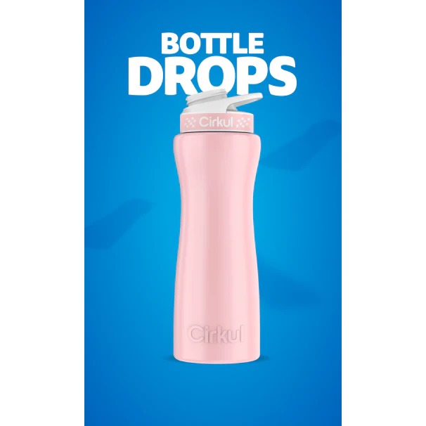 Limited Edition: 22oz. Blush Pink Stainless Steel Bottle & Lid