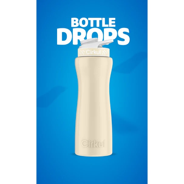 Limited Edition: 22oz. Cream Stainless Steel Bottle & Lid